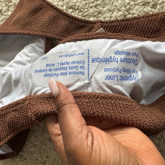 New Victoria’s Secret Brown Textured Women's Bikini Bottom size XXL - Picture 3 of 3